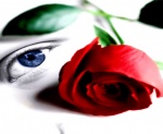 Eye and rose